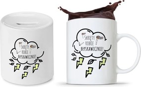 Dohányosoknak 420 Persely Szett fényképes nyomott mintás bögre