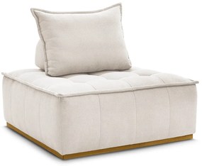 Fehér zsenília fotel Elisa – Bobochic Paris