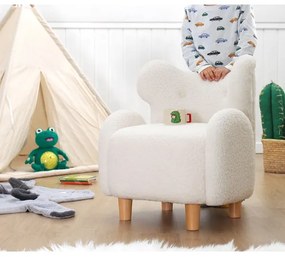 TOBI fehér gyermekfotel