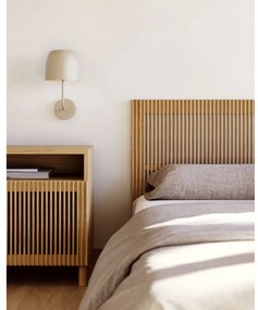 Natúr színű kőrisfa ágytámla 175x70 cm Beyla – Kave Home