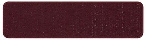 Lépcsőszőnyegek Latex Háttal Bordeaux 20x75 cm