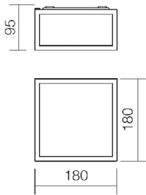 Redo 01-1236 -LED EGO fürdőszobai mennyezeti lámpa LED/12W/230V IP44 fényes króm
