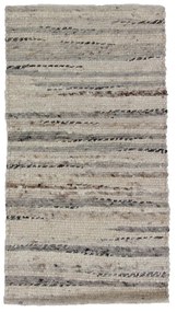 Vastag szőnyeg gyapjúból Rustic 60x114 szövött modern gyapjú szőnyeg