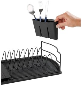 Drip Basic fekete edényszárító - Wenko