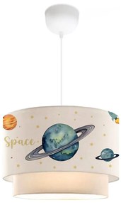 Gyerek csillár CANDY 1xE27/40W/230V fehér/sokszínű