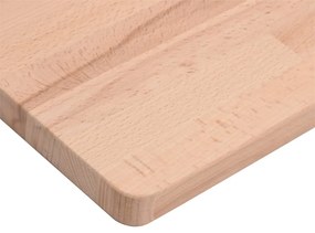 vidaXL tömör bükkfa négyzet alakú asztallap 70 x 70 x 2,5 cm