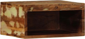 vidaXL tömör újrahasznosított falra szerelhető TV-szekrény 40x30x19 cm