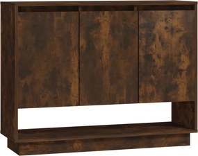 vidaXL füstös tölgy színű szerelt fa tálalószekrény 97 x 31 x 75 cm