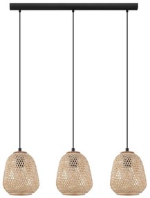 Eglo 43262 - Csillár zsinóron DEMBLEBY 3xE27/40W/230V