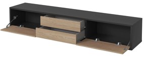 TV asztal Fiora 39 (antracit + olajozott tölgy). 1066465
