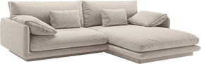 Bézs sarokkanapé (jobb oldali) Torino – Micadoni Home
