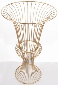 Fém Arany fém állvány 70x43x43cm