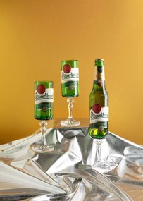 Lukáš Houdek a HG atelier s.r.o. Újratervezett Pilsner Urquell pohár, DRUNK GLASSES kollekció - Lukáš Houdek