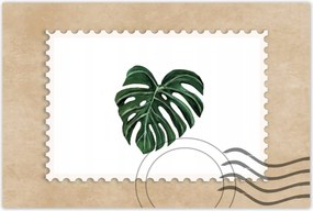 Poszterek 90x60 Monstera deliciosa Levél