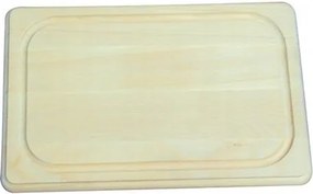 45x30x1,9 cm-es húsvágódeszka fa rovátkolással.