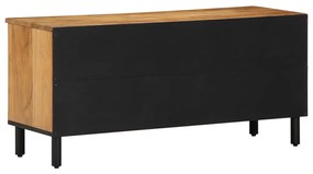 TV állvány 100x33,5x46 cm Tömör akácfából