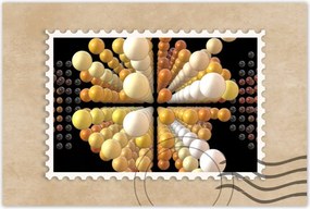 Poszterek 90x60 Narancssárga absztrakt