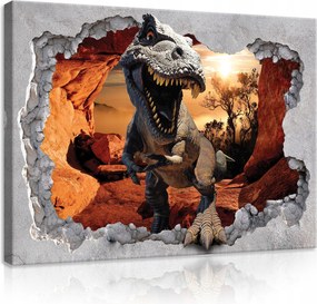 Gyerek vászonkép Állatok dinoszaurusz 60x40