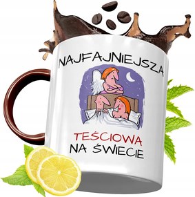 Bordó Bögre Anyósnak Születésnapra Ajándék fényképes nyomattal