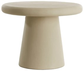 Bézs kerek dohányzóasztal ø 60 cm Kulona – Light & Living