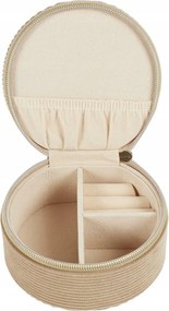 Velo kordbársony ékszerdoboz, Barna