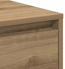 Éjjeli asztal 2 db Kézműves tölgy 45x34x44,5 cm Műanyag