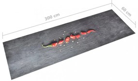 Pepper&quot; mintájú mosható konyhaszőnyeg 60 x 300 cm&quot;