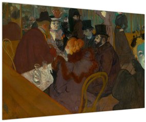 Kép - Henri de Toulouse-Lautrec, At the Moulin Rouge, reprodukciók (90x60 cm)