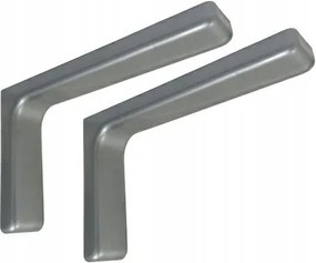 Leonardo polctartó konzol, 18 cm, ezüst színű, 2 darabos szett