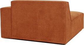 Sting narancssárga kordbársony kanapé modul, jobb oldali - Scandic