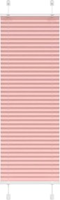 vidaXL pliszírozott redőny rózsaszín 50x150 cm szövetszélesség 49,4 cm