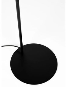 Fekete állólámpa textil búrával (magasság 158 cm) Jaylee – White Label