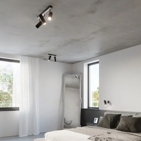 Fali spotlámpa DIREZIONE 1xGU10/40W/230V fekete