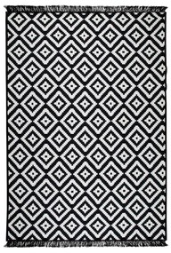 Helen fekete-fehér kétoldalas szőnyeg, 120 x 180 cm