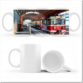 Nyomott mintás bögre Pkp Poznań pályaudvar