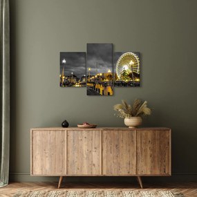 Óriáskerék a szürkületbe képe (90x60 cm)
