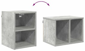 Függő szekrény Riga Beton Szürke 30 x 29,5 x 40 cm Faanyag