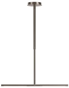 Ezüstszínű fém LED függőlámpa fém búrával Omni Ceiling – UMAGE