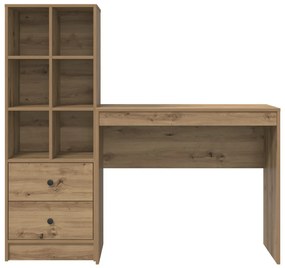 Tárolós Íróasztal Artisan tölgy Szerelt fa