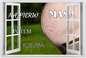 Poszterek 120x80 Először a tömeg Edzőterem