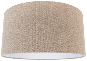 Bézs szövet lámpaernyő teddy anyaggal 50/50/25