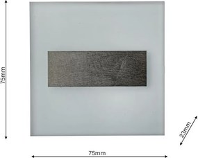 Eko-Light LUMI EKS6158 Beépíthető lépcsőházi lámpa 1x0,6W/LED 4000K 14LM IP20