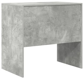 Íróasztal Beton Szürke 80x50x76 cm Mérnöki Fa