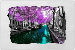 Poszterek 120x80 Folyó Amszterdamban
