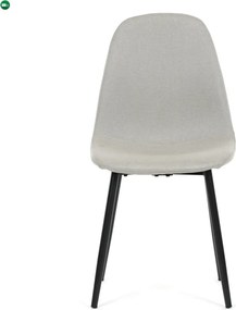 Jídelní židle, krémová, látka, CT-V2972 CRM2