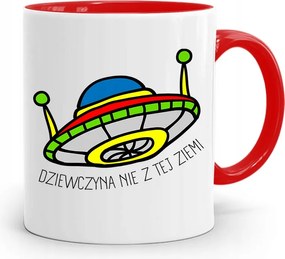 Piros Bögre Lányoknak Nem Ebből A Földből, fényképes nyomattal