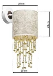 Fali lámpa ALMERIA 1xE27/60W/230V