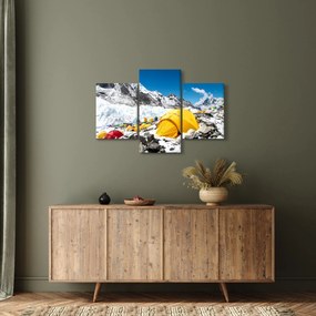 Kép - Kemping a hegyekben (90x60 cm)