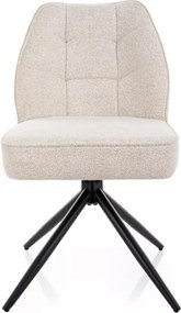 John Raven forgatható étkezőszék bézs/fekete