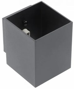 Lámpa Fali lámpatest CAMPIONE II, G9, IP20, max. 40W, IP20, max. 250V, 50/60 Hz, négyzet, fekete